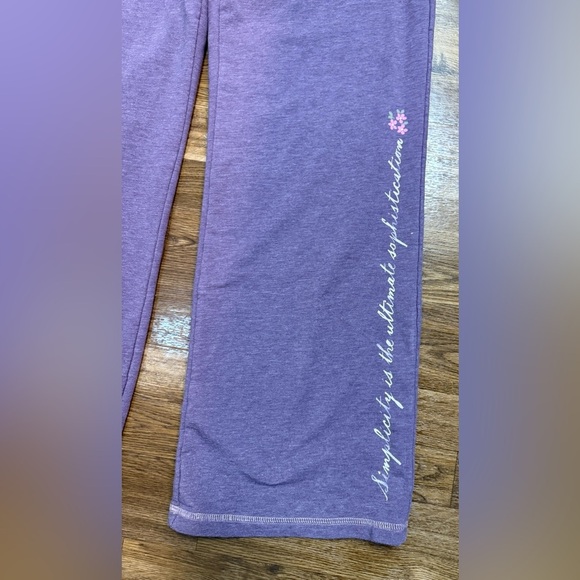 NWT Life is Good sleep pant lilac relaxed fit elastic waist size medium - Picture 2 of 7